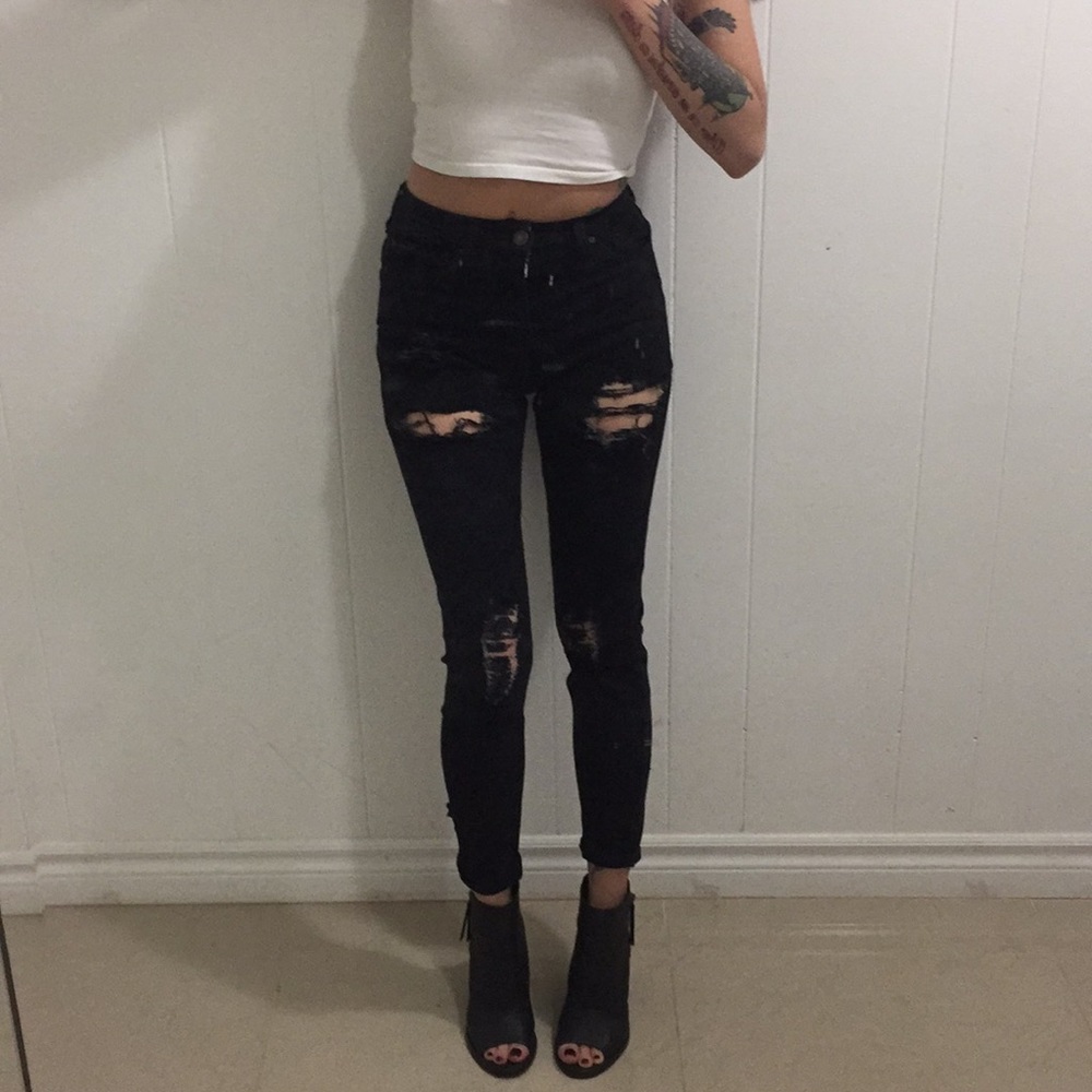 TOPSHOP high waisted jeans